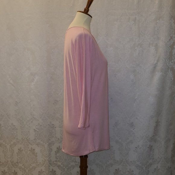 Ruby Ribbon Pink Lounge About Tunic #1669 - Picture 5 of 13